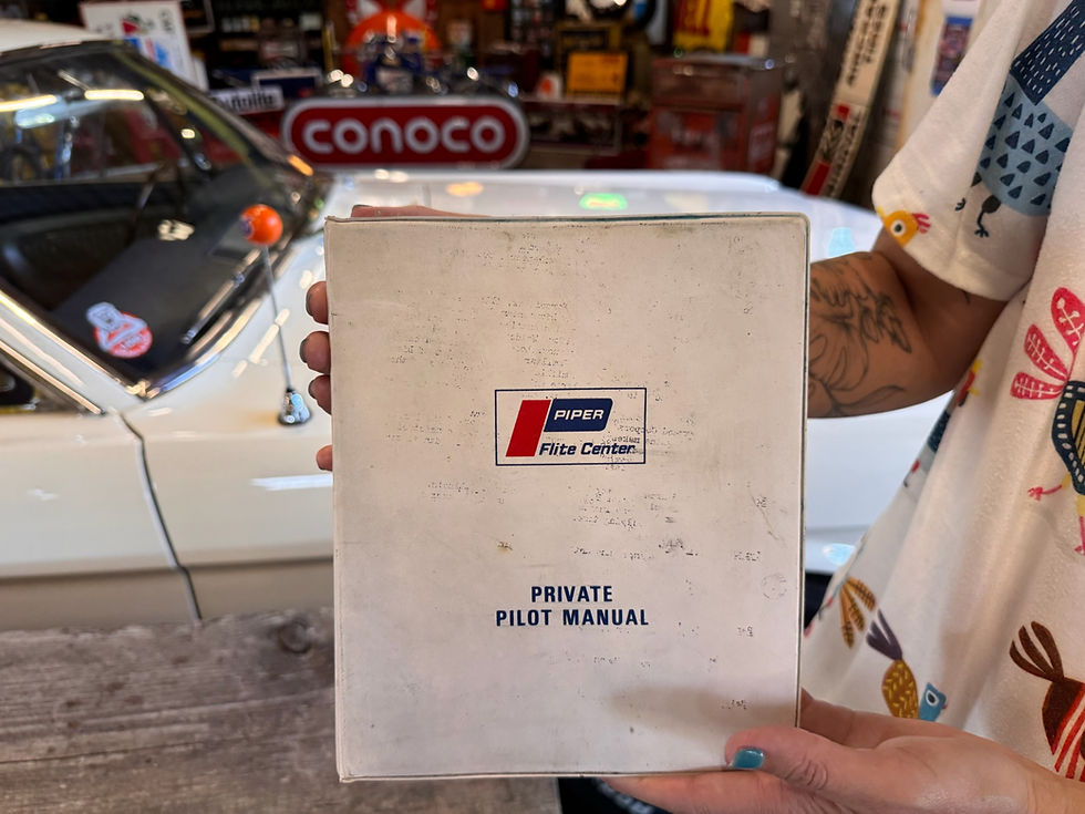 Piper Airplanes Vintage Flight Manual