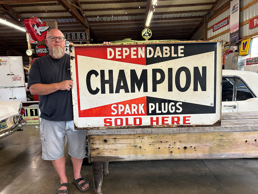 Champion Spark Plugs Signs