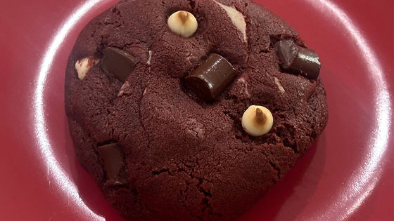 Red Velvet Chocolate Chip Cookies