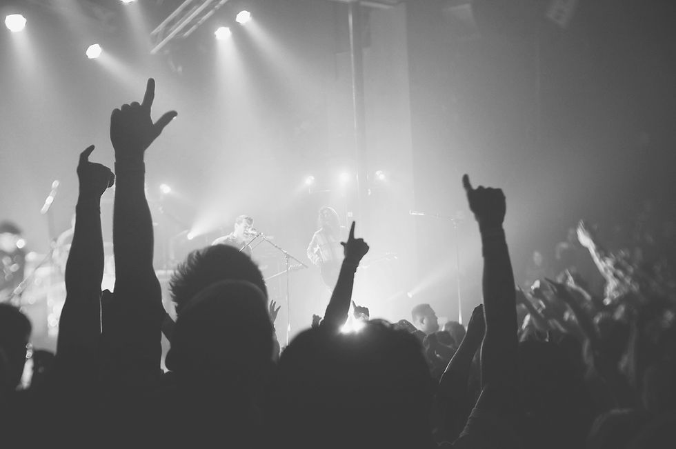 Concert Crowd Scene