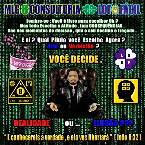 DR LUZICK - MLG 8 LTF --- Esolhe - Pílula Azul ou Vermelha - Realidade ou Ilusão - img AA0