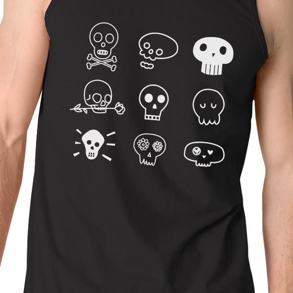 Thumbnail: Skulls Mens Black Tank Top