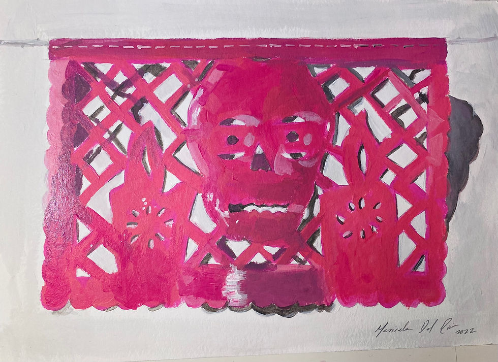 Thumbnail: Papel Picado skull 