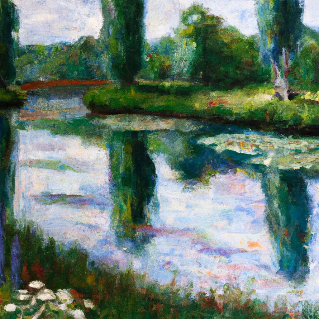 Serene Arboreal Mirage