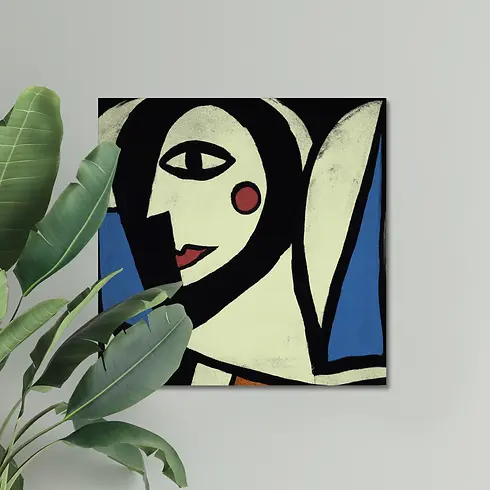 Product from ARAX AI which is a painting made by AI inspired by picasso