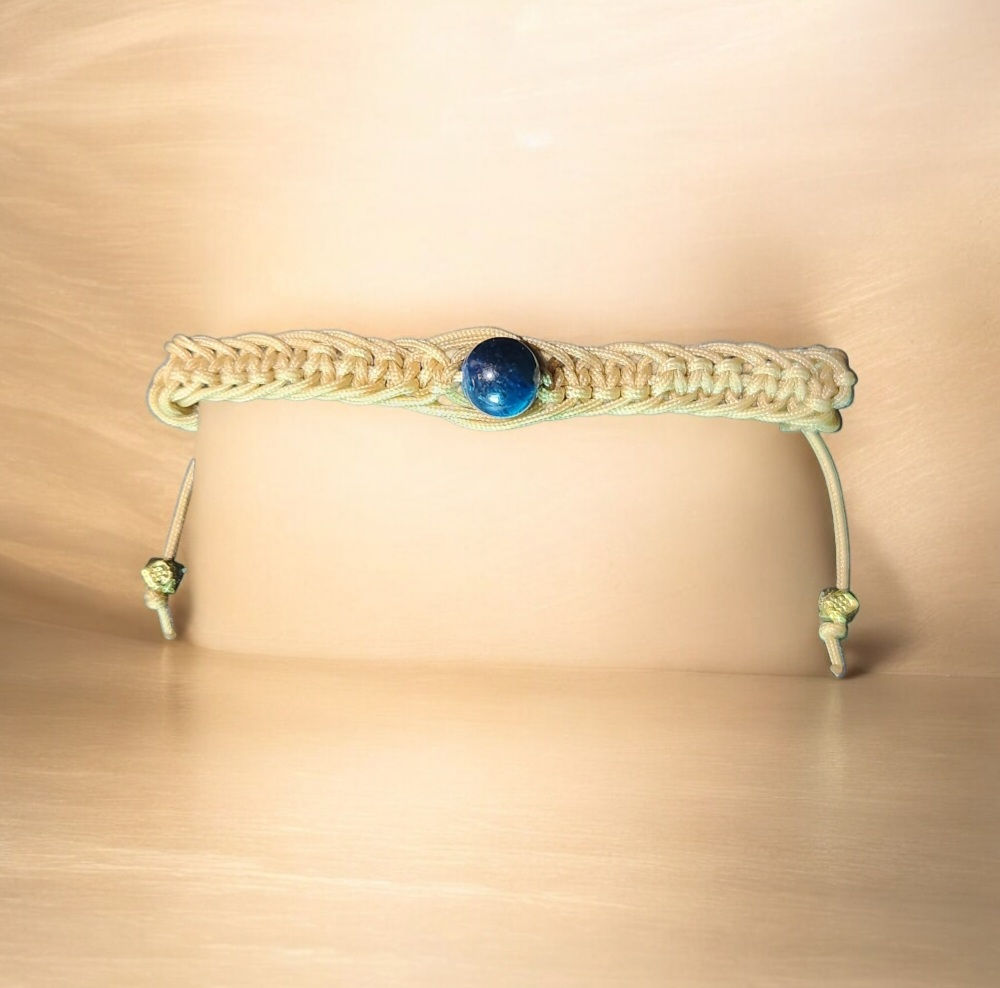 Bracelet macramé — Lueur Océanique
