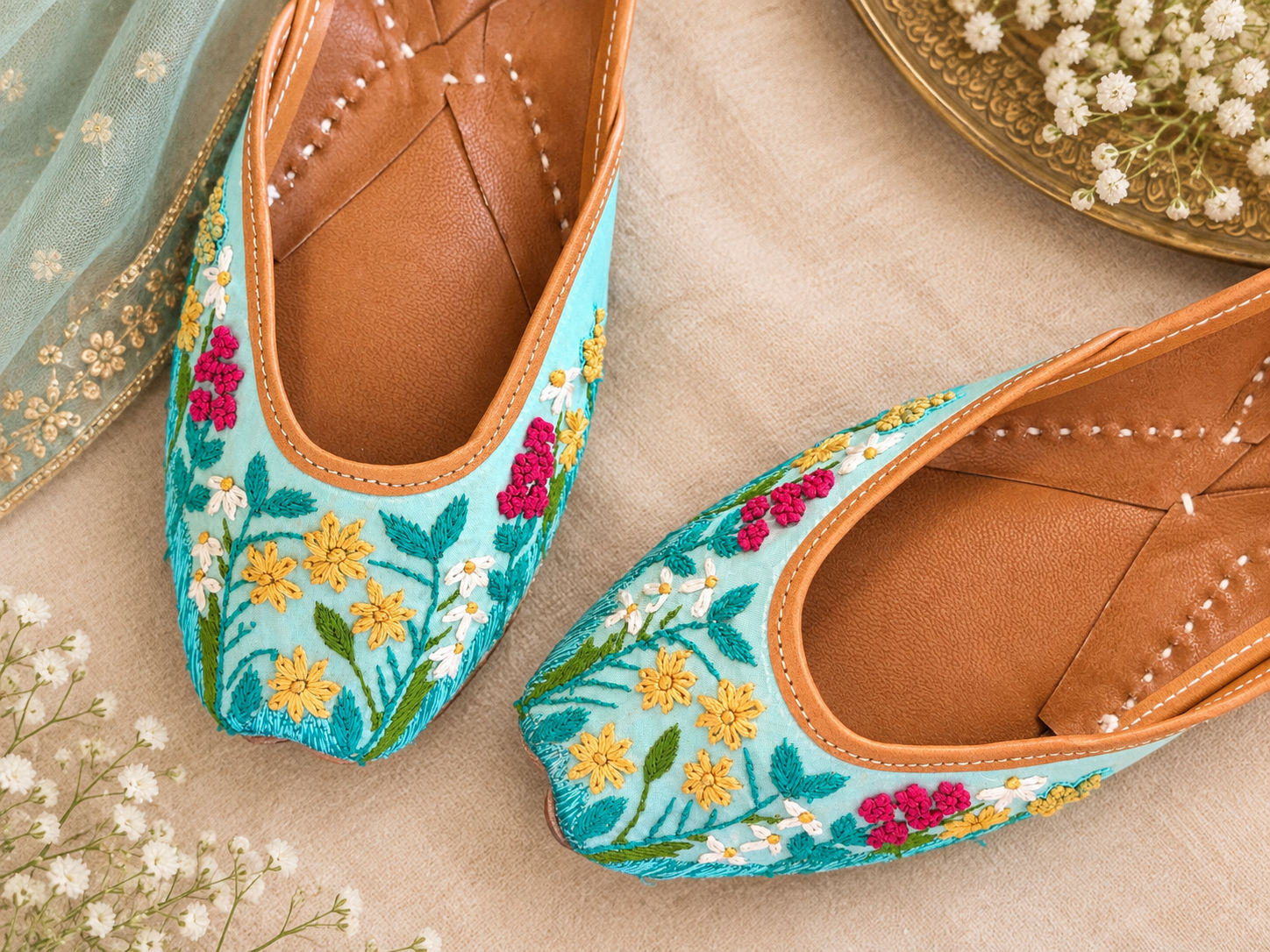 Flora Punjabi Jutti - Size 39