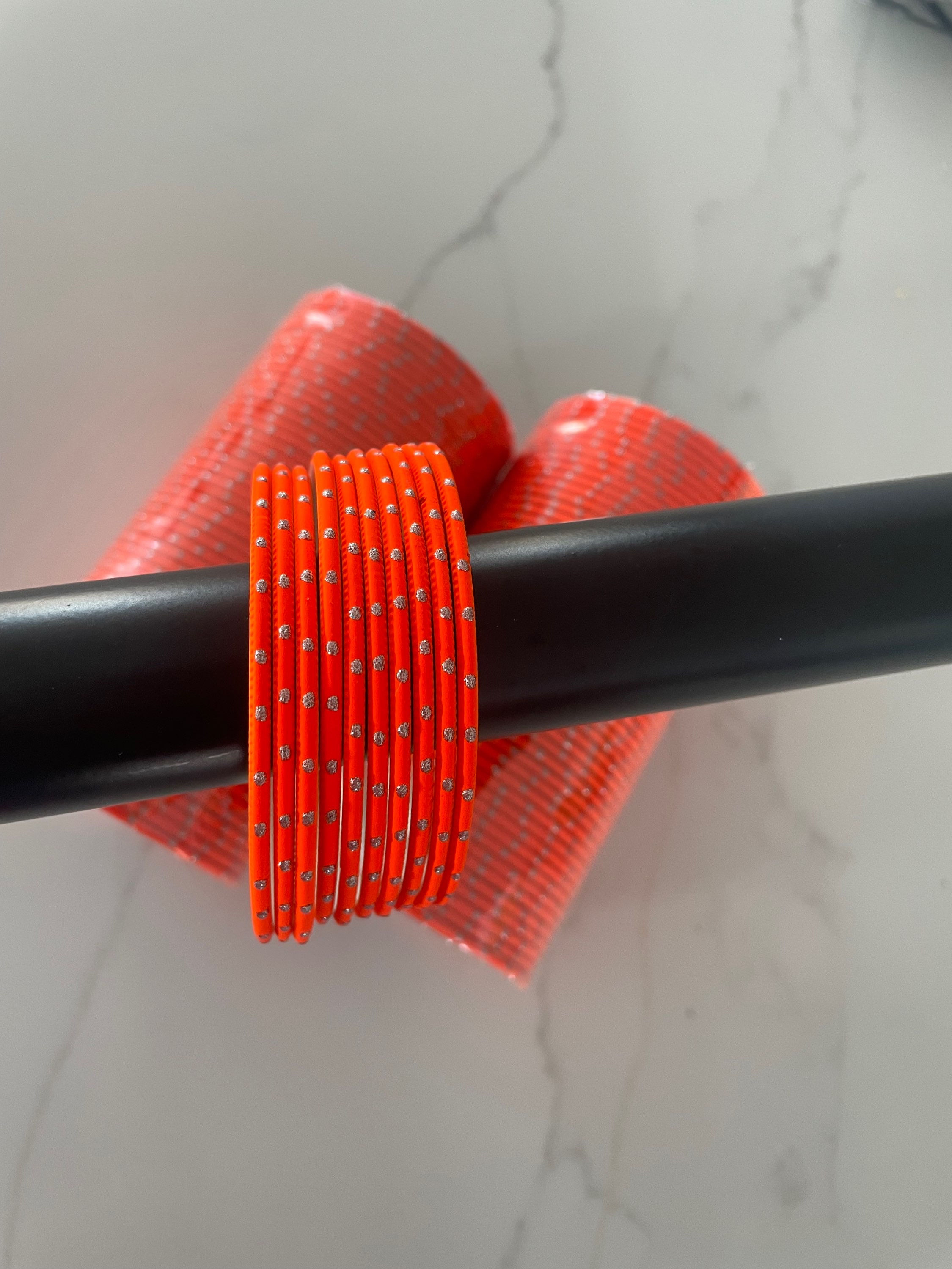 Orange Bangles (4 Dozen in a pack)