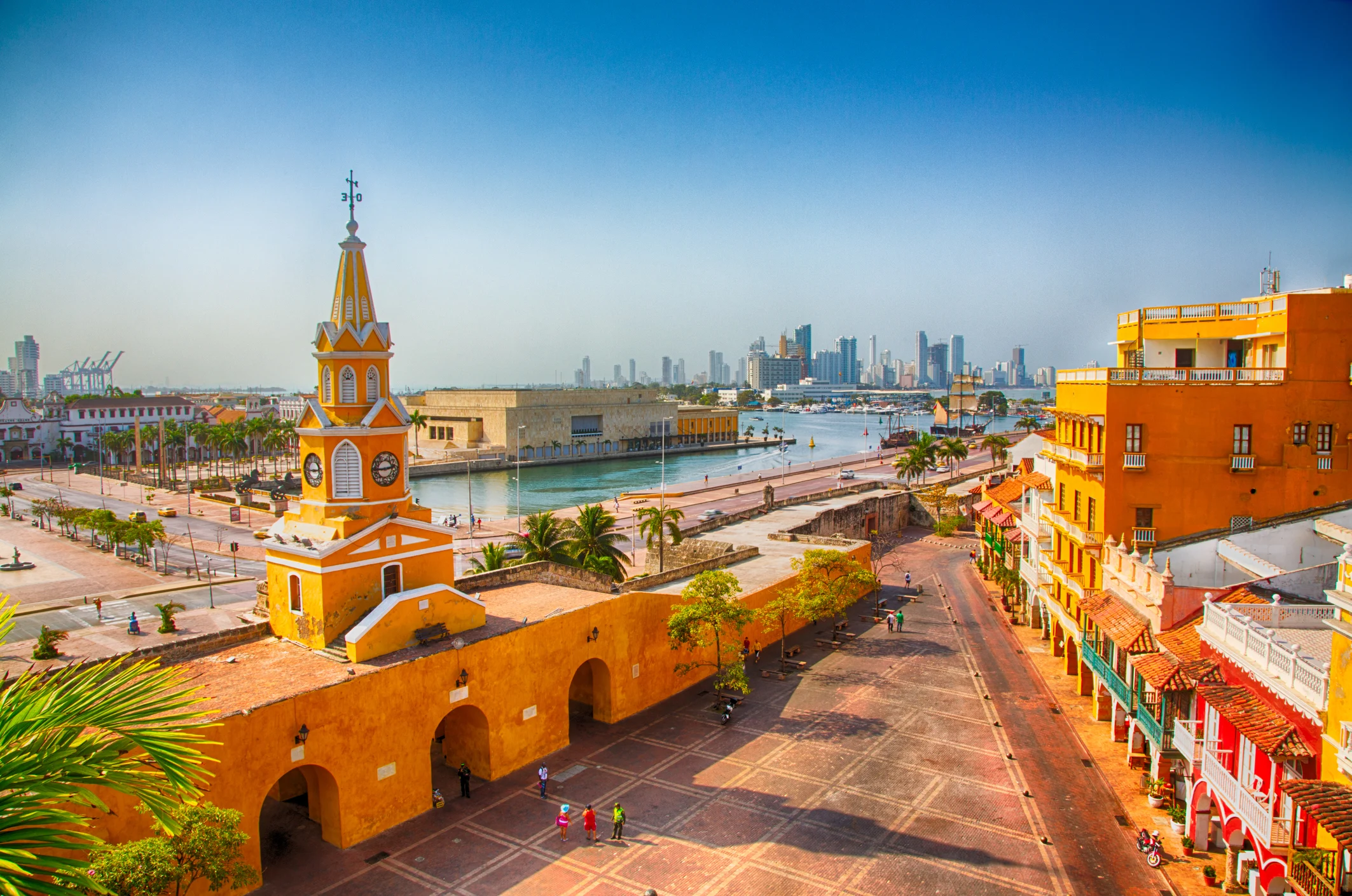 Torre del Reloj en Cartagena de Indias, Colombia.webp