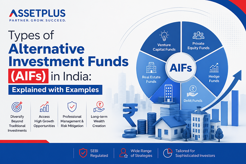 Types of Alternative Investment Funds (AIFs) in India