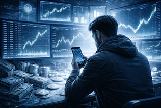 Algorithms shaping investor psychology on digital platforms.