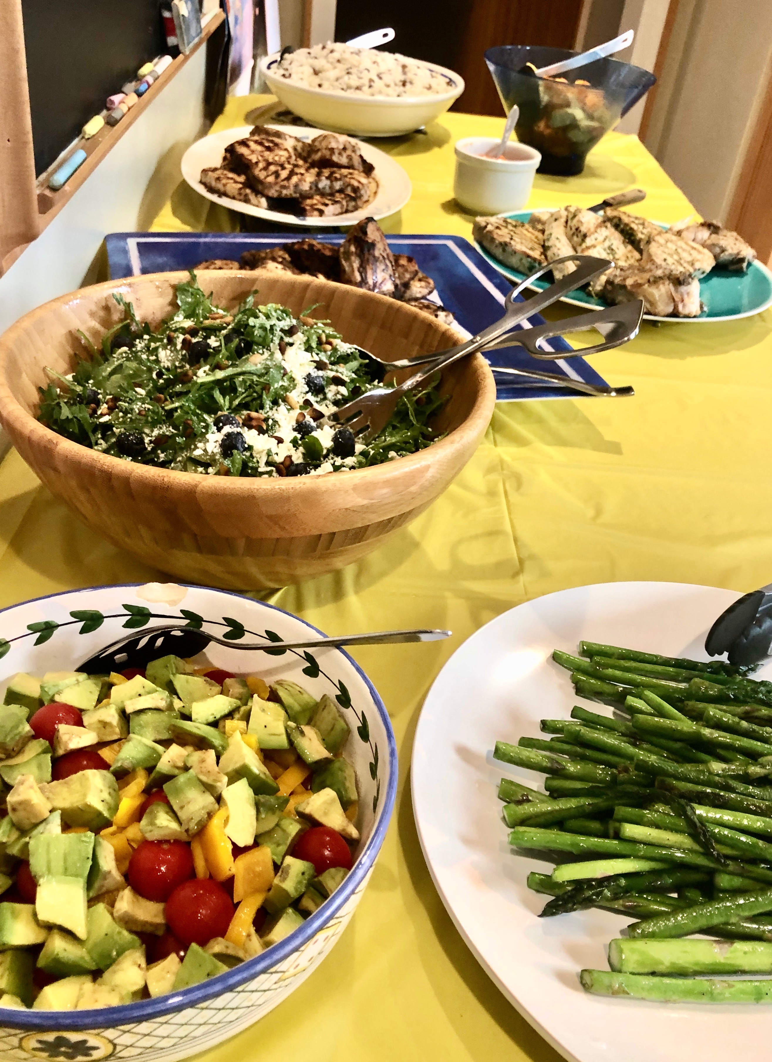 BBQ spread