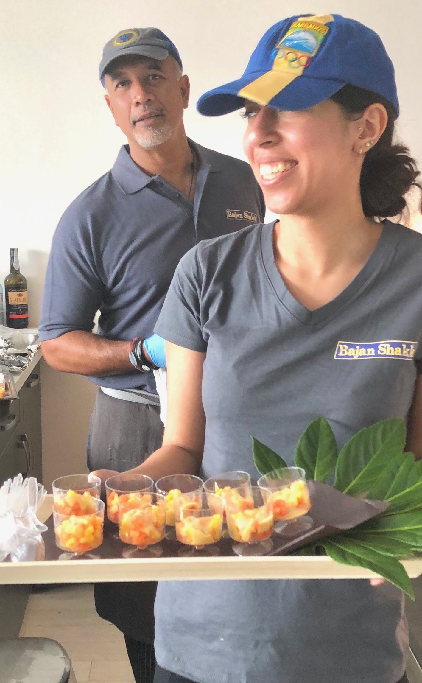 Tropical Salad with sabayon