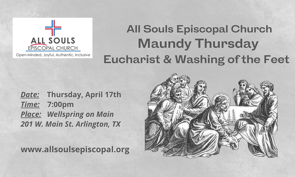 Maundy Thursday Special Service