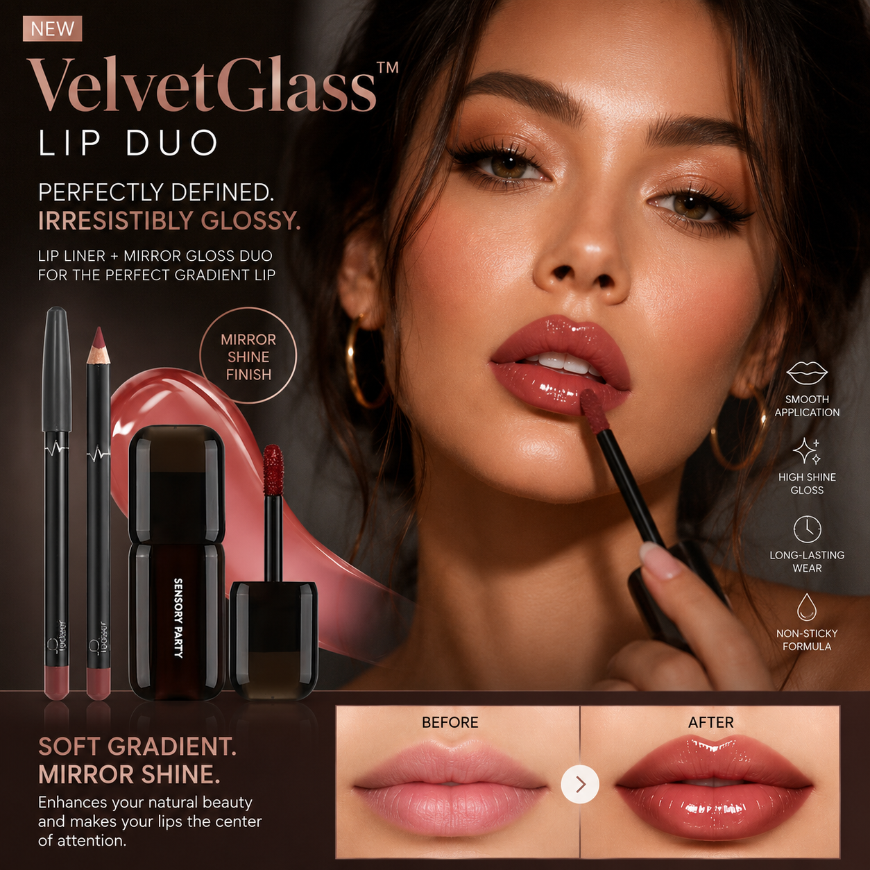 🏆 VelvetGlass™ Lip Duo