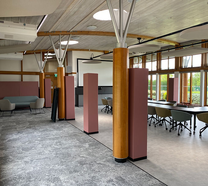 New offices at a science pet care facility.