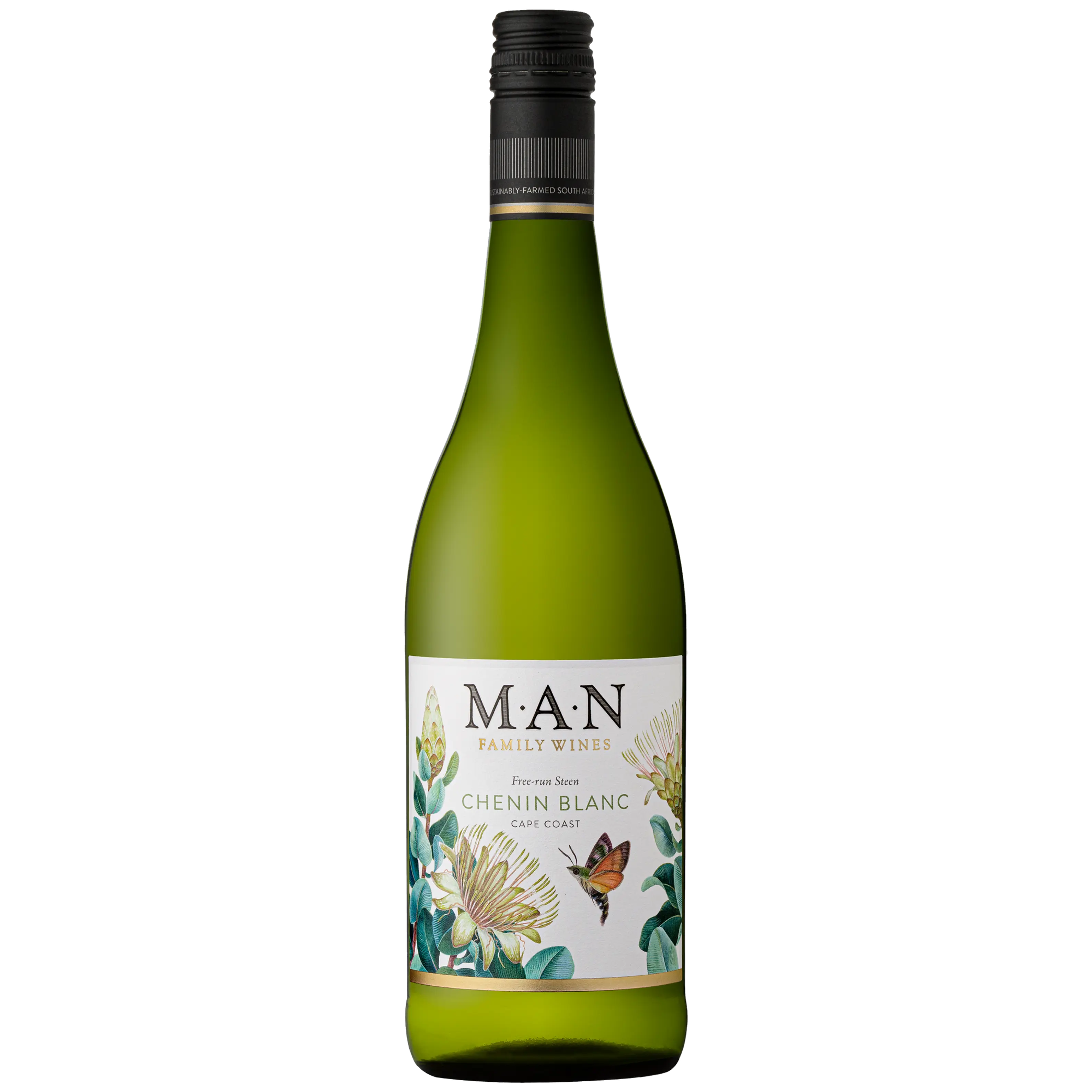 Bottle of 2025 MAN Family Chenin Blanc white wine