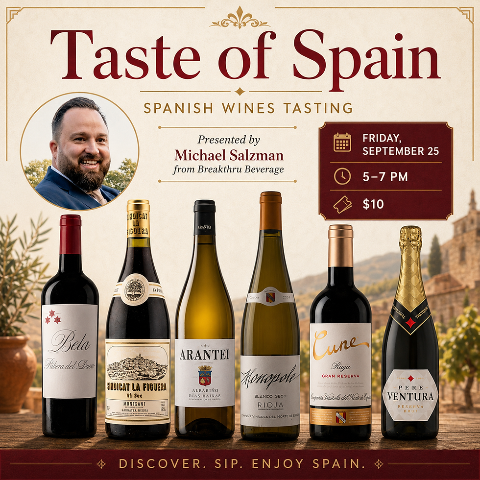 Taste of Spain Wine Tasting