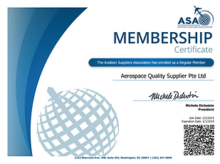 ASA Certificate
