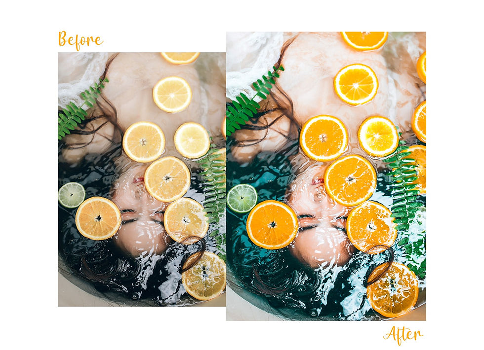 Thumbnail: Aqua and Orange Lightroom Preset