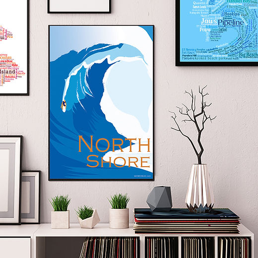 Travel Posters | Waimea Blue Gallery, Haleiwa North Shore