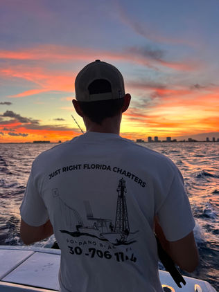 Just Right Florida Charters custom T-Shirt