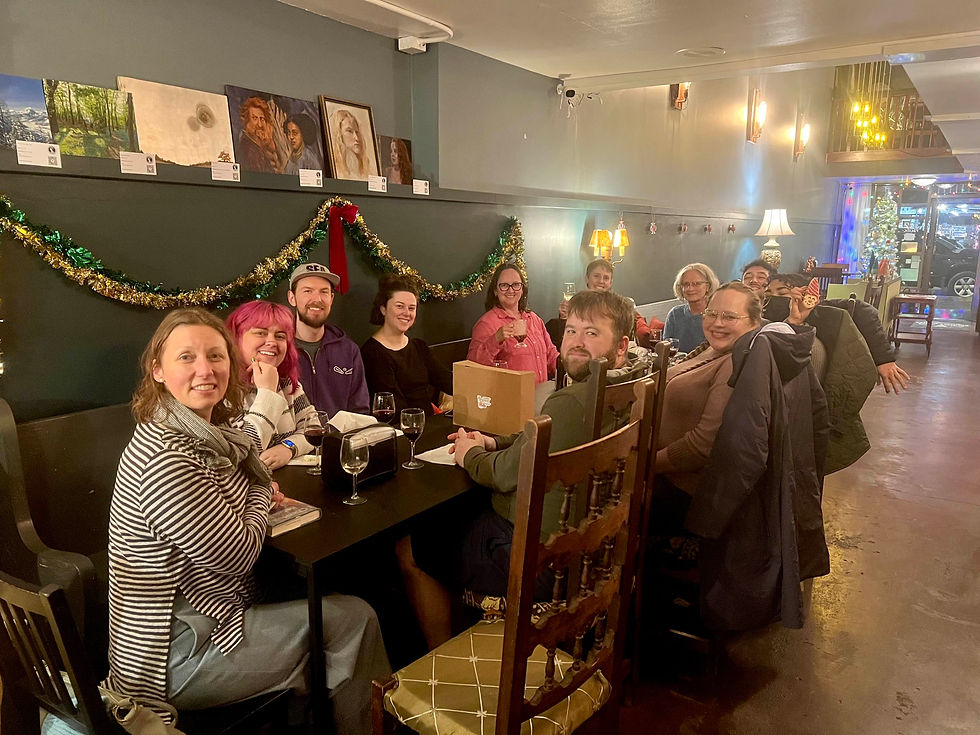 Meet up for a Book Club night inside The Tipsy Blackbird (Formally Grumble & Wine)