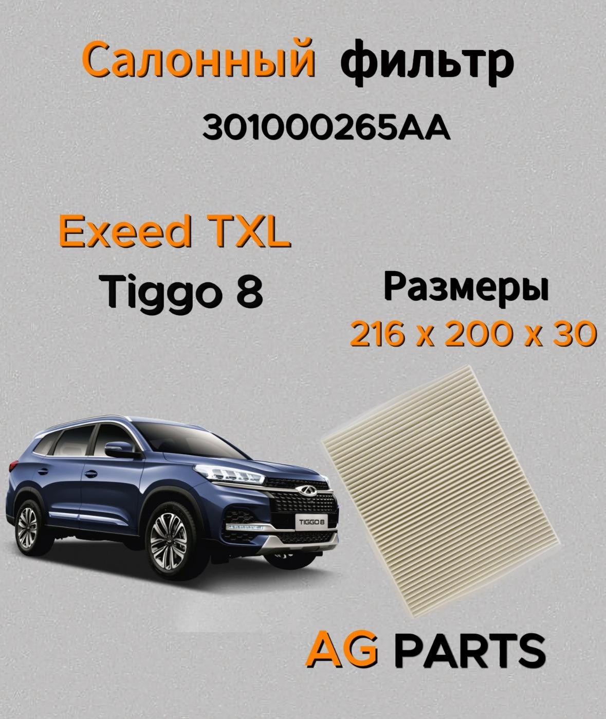 Салонный фильтр 301000265AA