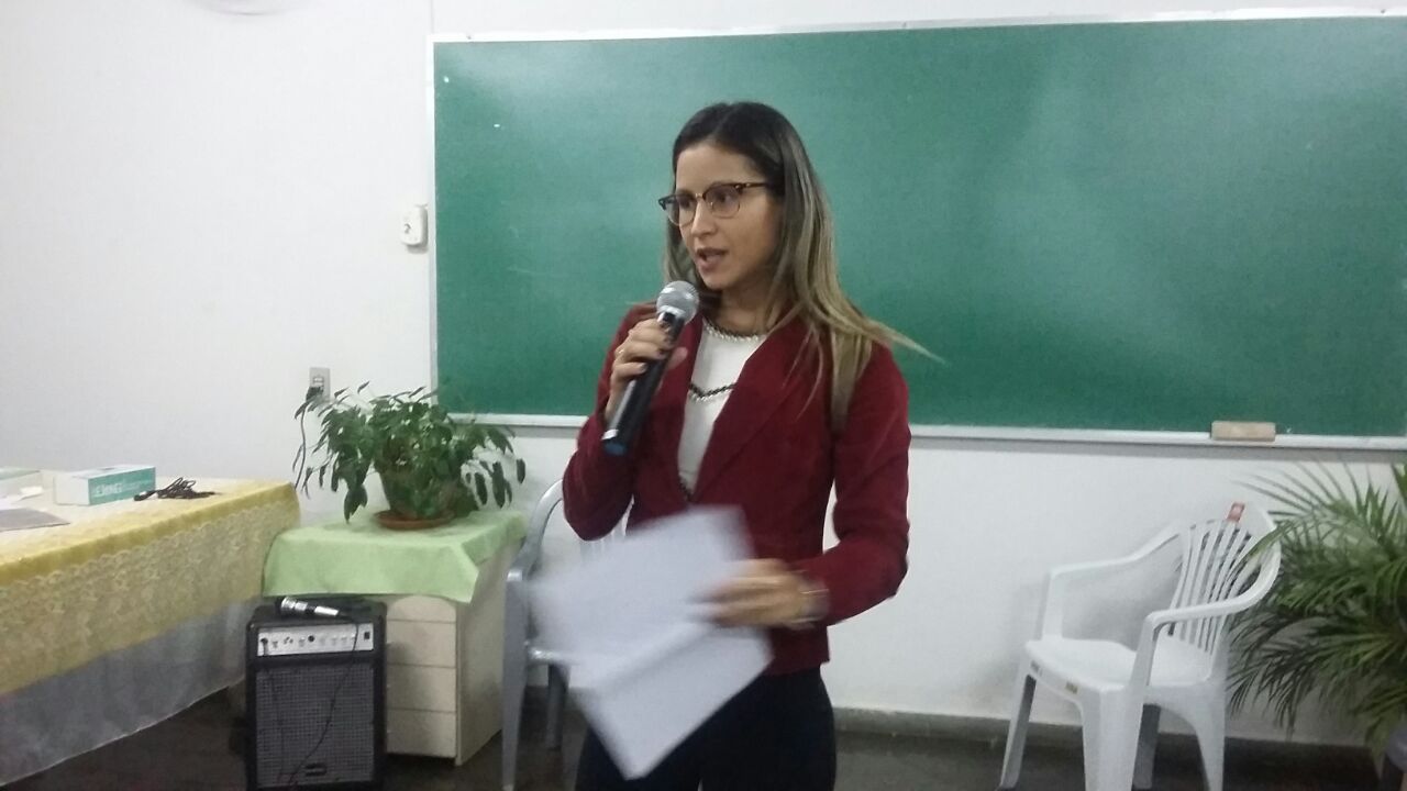 Apresentação da irmã Jéssica