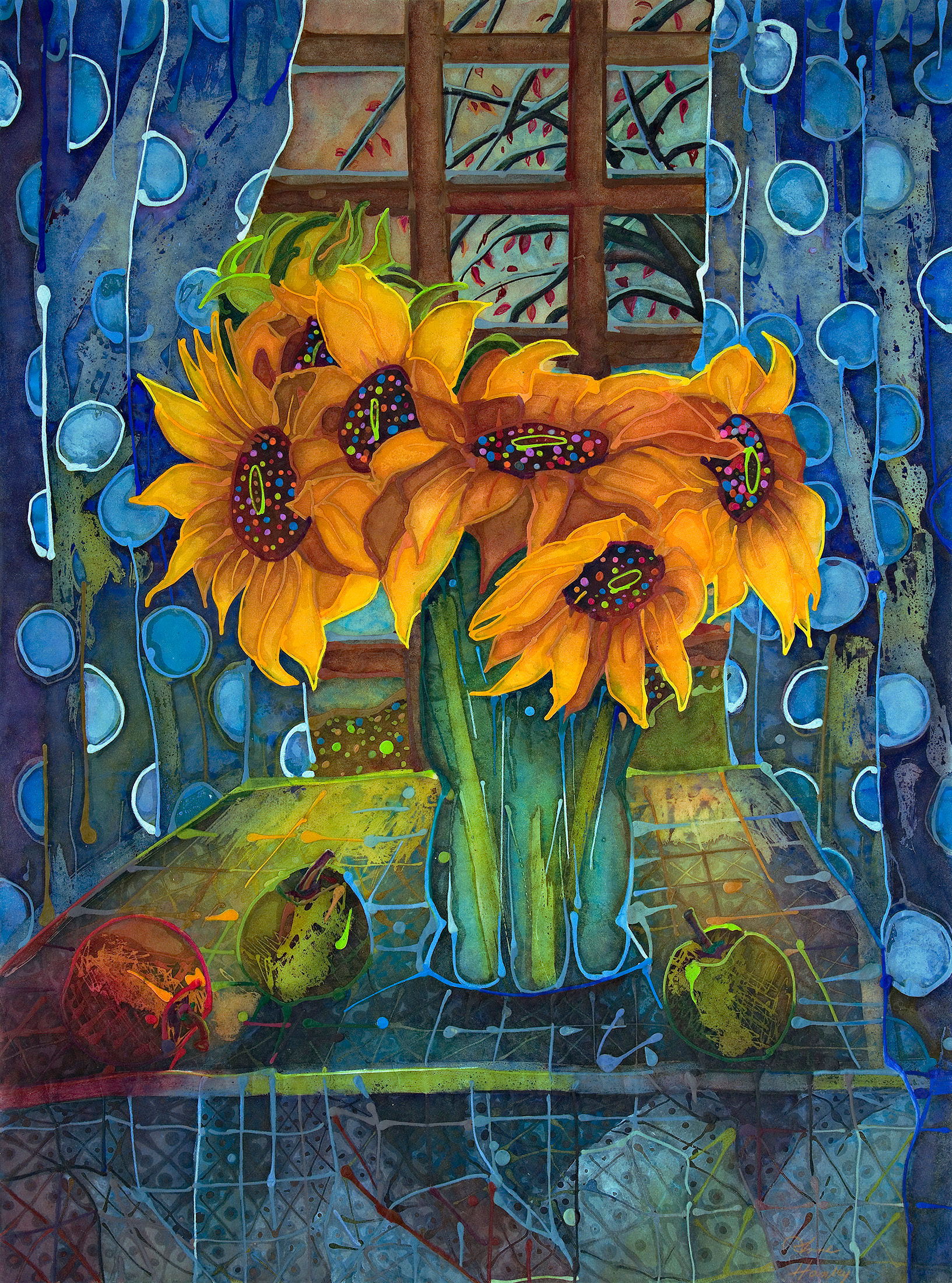 Sunflowers and Polkadots