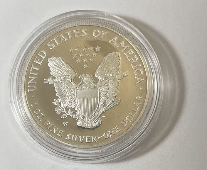 Thumbnail: BEAUTIFUL UNITED STATES 2002 - W PROOF SILVER EAGLE DOLLAR