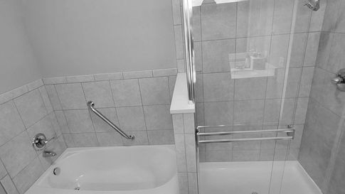 Bath innovations easy access walk in tub.