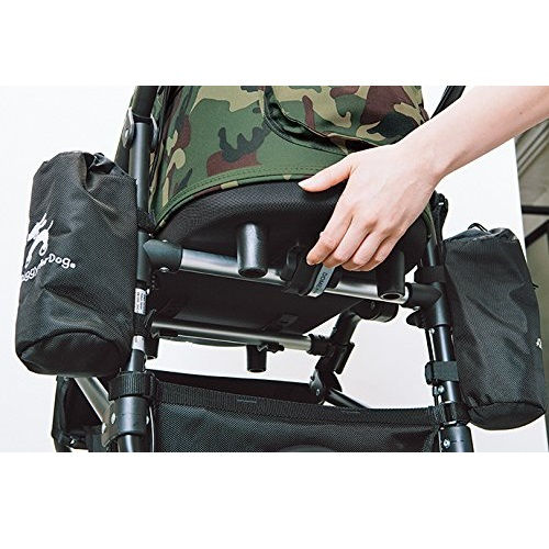 縮圖：日本AirBuggy Dome2 Brake高級寵物手推車 - 灰迷彩