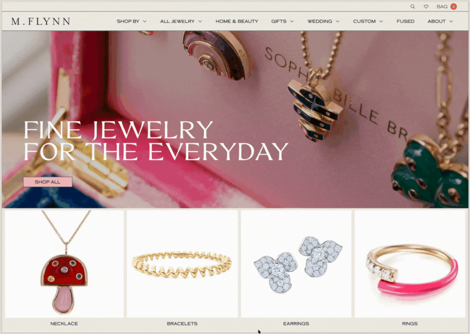 m.flynn website walkthrough