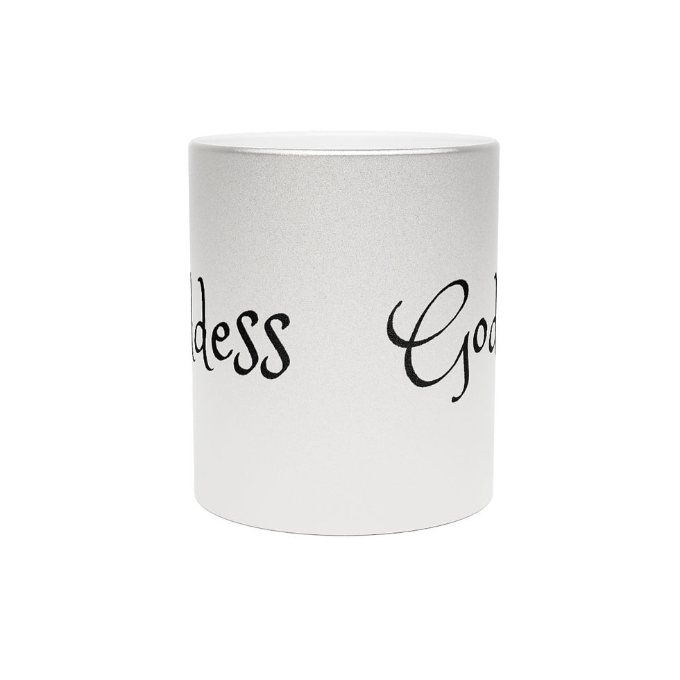 Thumbnail: Goddess 1 - Metallic Mug (Silver)