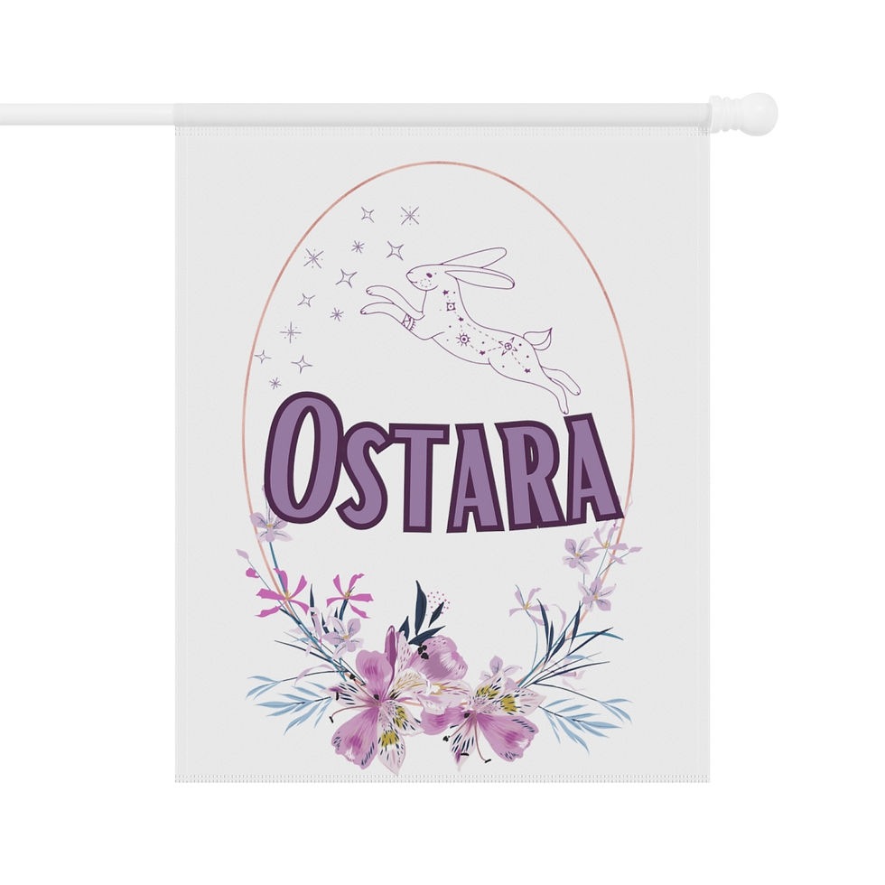 Thumbnail: Ostara - Purple Egg - Garden & House Banner