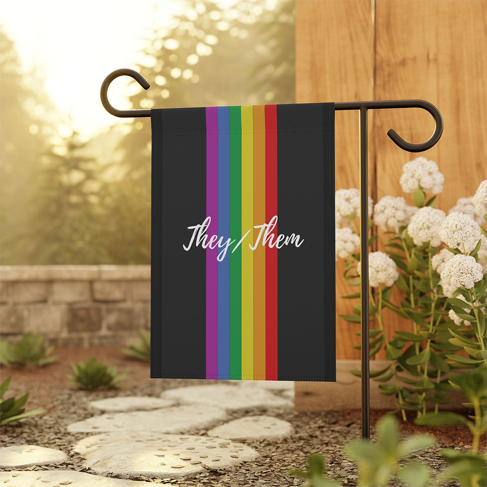 They/Them Pride - Garden & House Banner