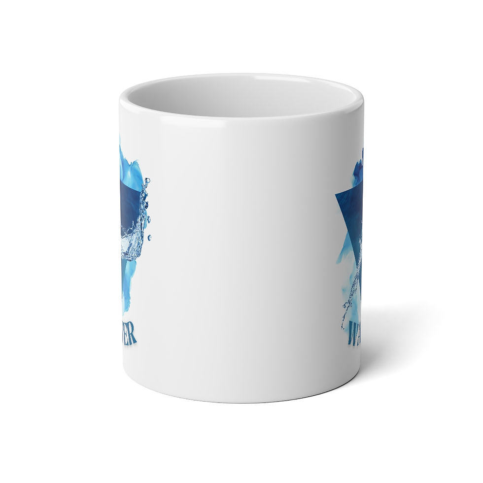 Thumbnail: Water Element Symbol - Jumbo Mug, 20oz