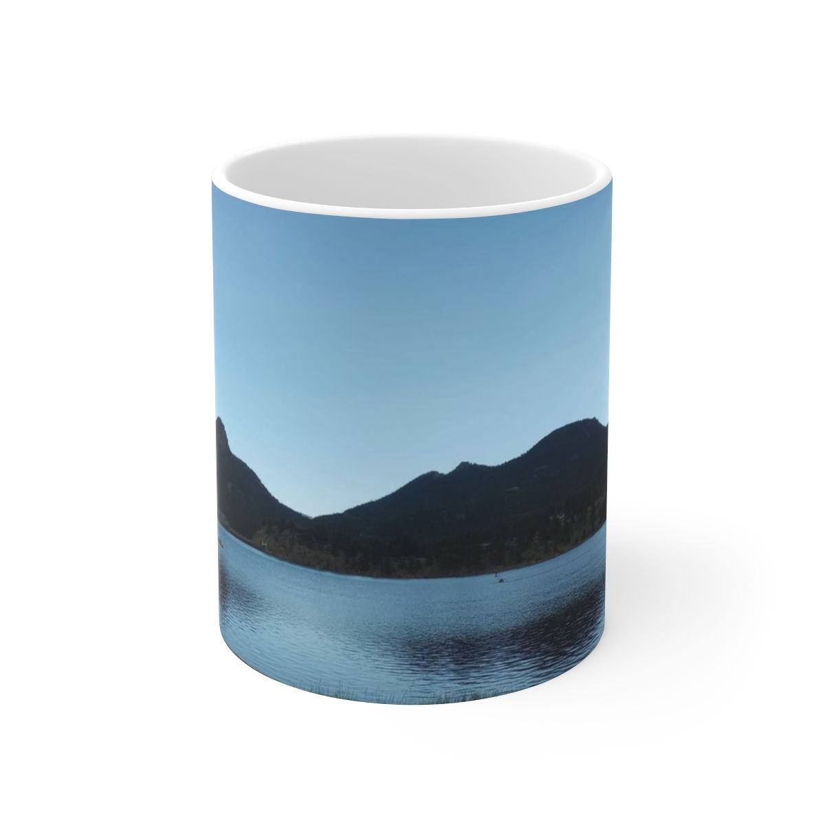 Lake Estes Colorado Mountains - Ceramic Mug 11oz
