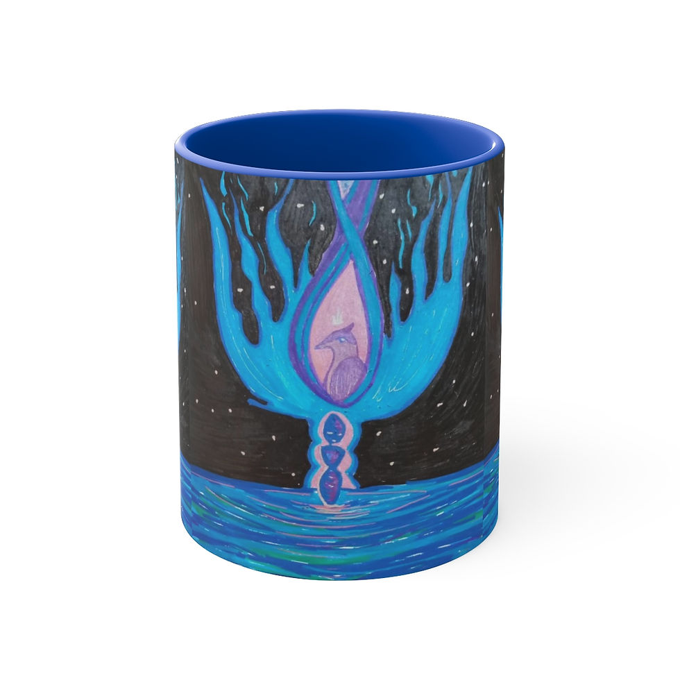 Thumbnail: Water Phoenix - 11oz Accent Mug