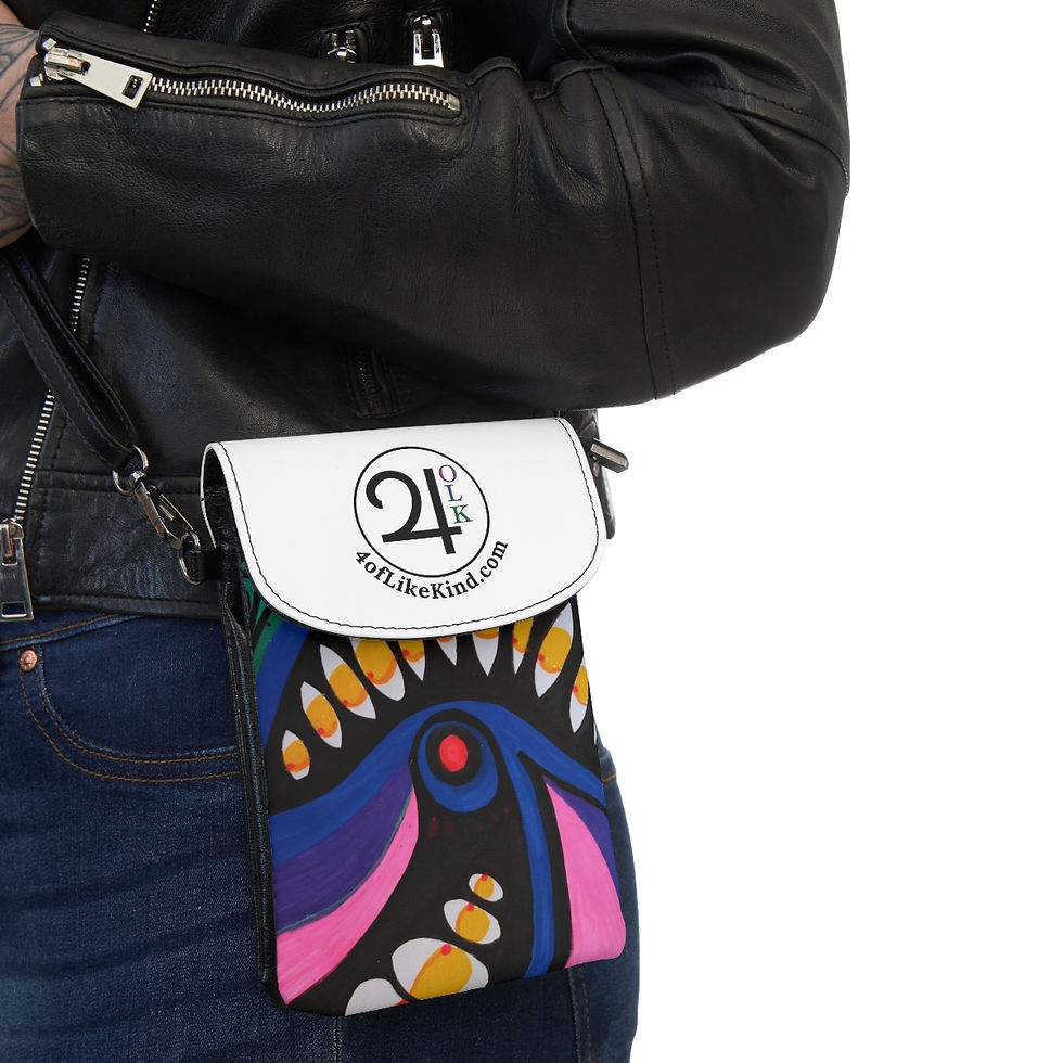 Thumbnail: 4OLK Eyes Wide - Small Cell Phone Wallet