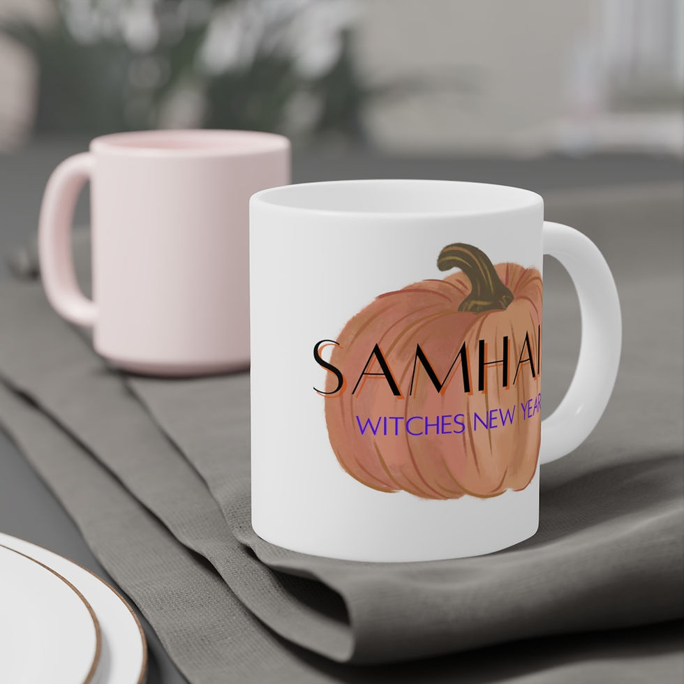 Thumbnail: Samhain - Sabbat Series - Pagan Seasonal Ceramic Mugs (11oz\15oz\20oz)