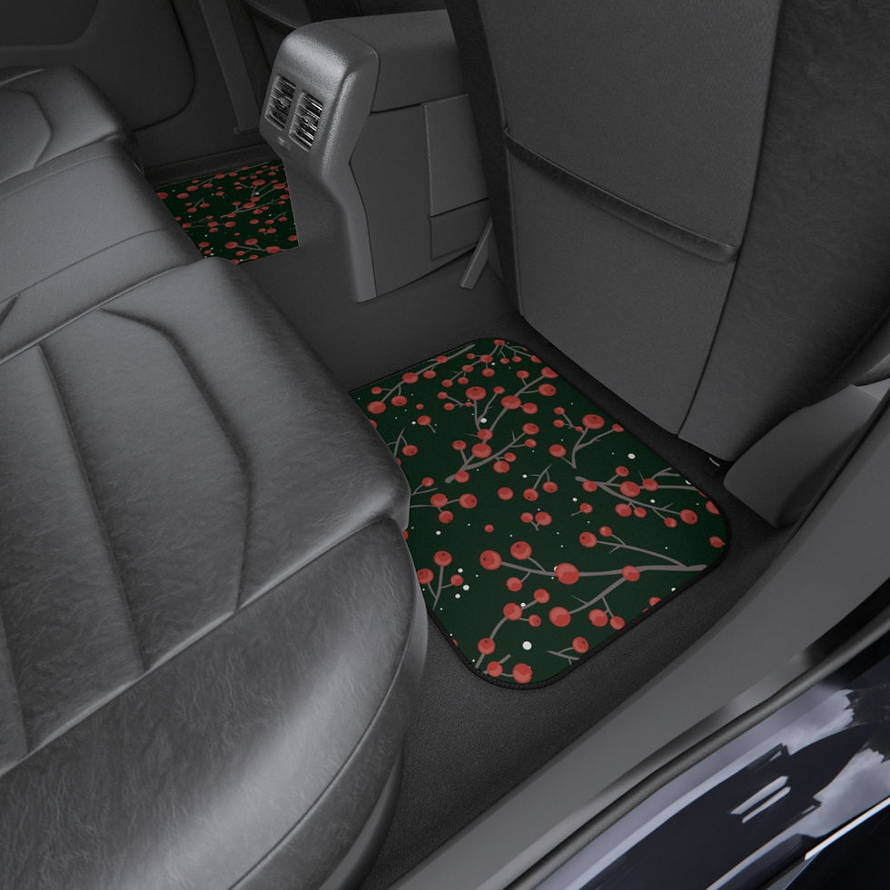 Thumbnail: Holly Berry - Car Mats (Set of 4)