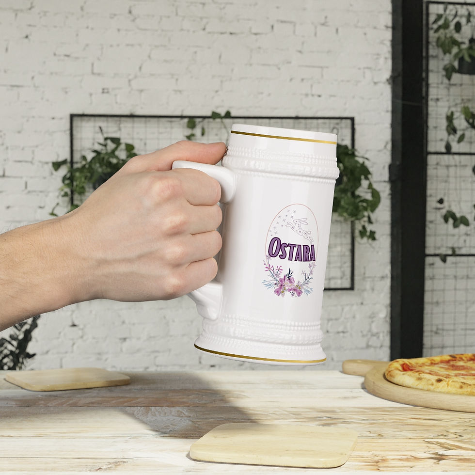 Thumbnail: Ostara - Purple Egg  - Beer Stein Mug