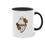 Thumbnail: Samhain Ghostie - Two-Tone Coffee Mug, 11oz