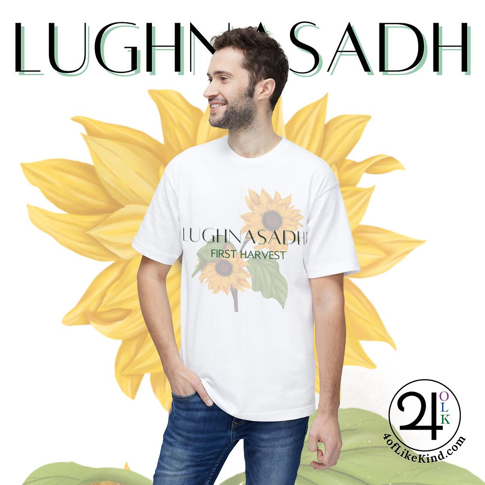 Thumbnail: Lughnasadh - Pagan Sabbat Series - Unisex Midweight T-shirt, Made in US