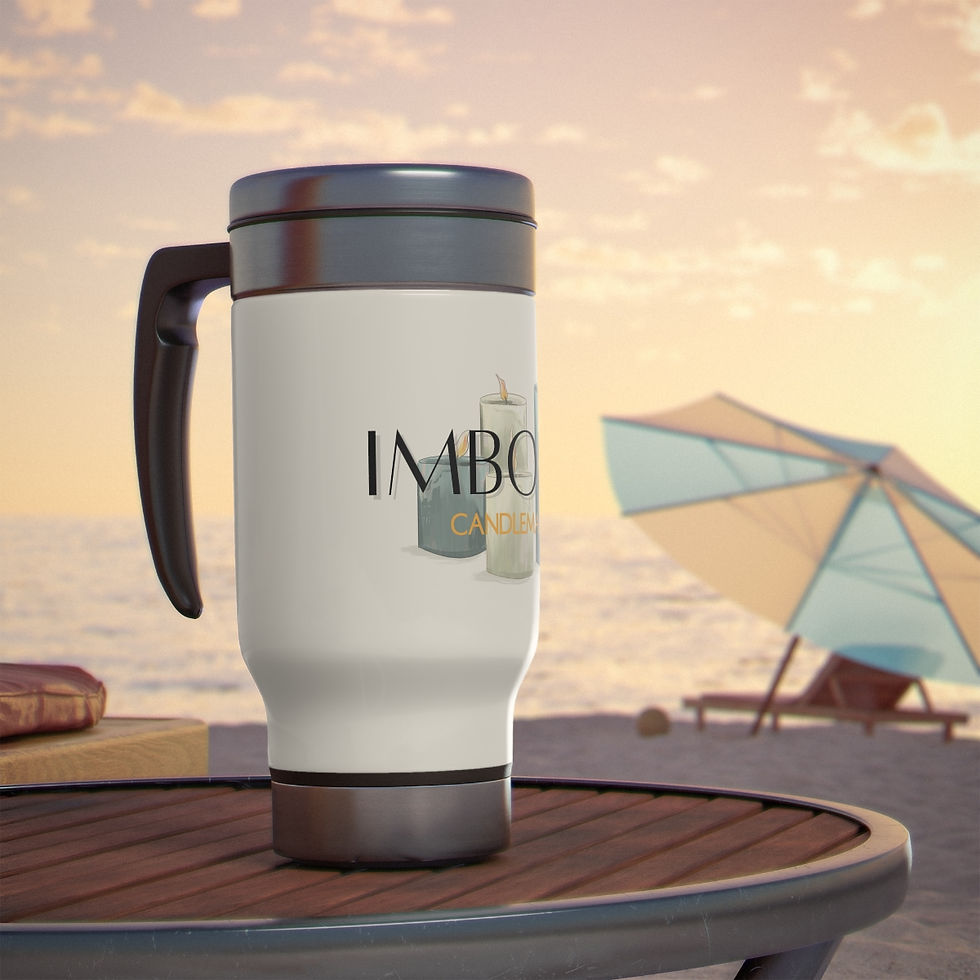 Imbolc - Sabbat Series - Stainless Steel Travel Mug with Handle, 14oz