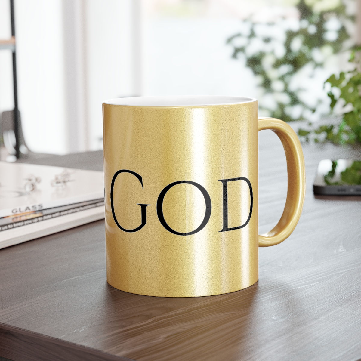 God 2 - Metallic Mug (Gold)