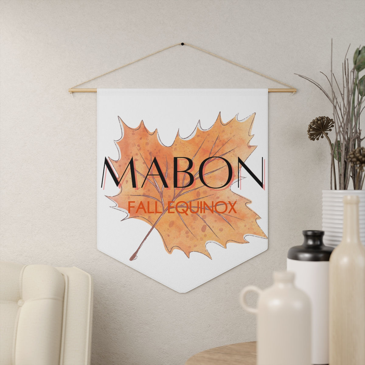 Mabon Fall Equinox - Sabbat Series - Pagan Pennant