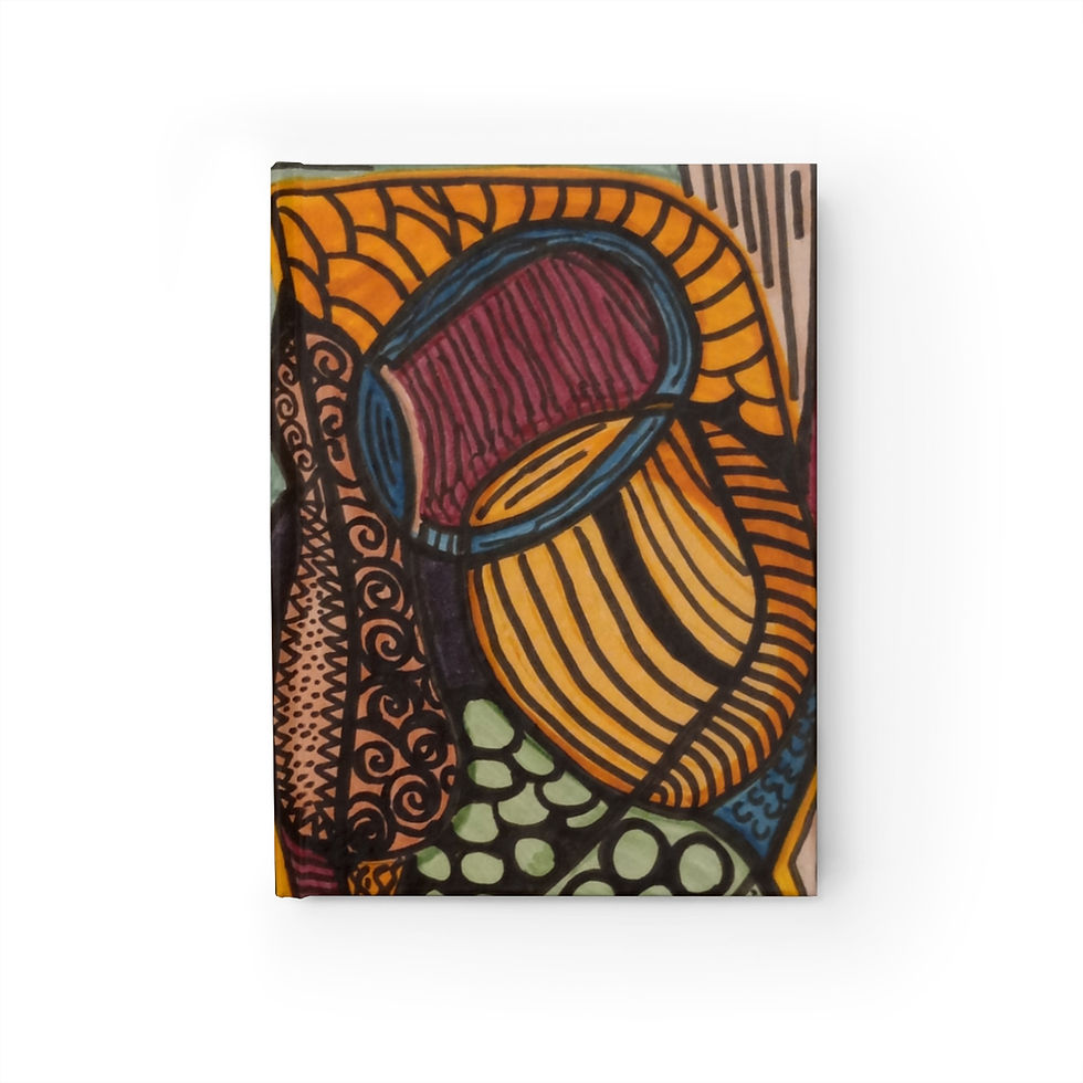 Thumbnail: Harvest Basket Neurographic Art Journal - Ruled Line